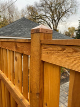 PERMAKAP 4-in x 4-in Pyramid Solid Polished Copper Deck Post Cap