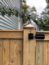 PERMAKAP 8-in x 8-in Pyramid Solid Polished Copper Deck Post Cap
