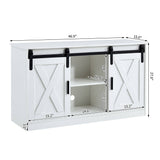 Yiekholo Modern/Contemporary Black Tv Cabinet (Accommodates TVs up to 65-in)