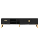 Yiekholo Modern/Contemporary Walnut Tv Cabinet (Accommodates TVs up to 65-in)