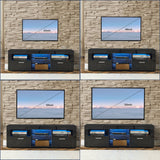Yiekholo Modern/Contemporary White Tv Cabinet (Accommodates TVs up to 48-in)