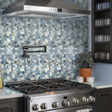 Apollo Tile Majeste Gray 12-in x 12-in Glossy Glass Mixed Pattern Patterned Floor and Wall Tile (8.1-sq. ft/ Carton)