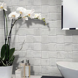 Apollo Tile Sparta Gray 11-in x 11-in Polished Natural Stone Marble Basketweave Patterned Floor and Wall Tile (4.13-sq. ft/ Carton)