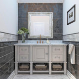 Apollo Tile Colorway Dark Gray 3-in x 6-in Glossy Glass Brick Subway Wall Tile (5-sq. ft/ Carton)