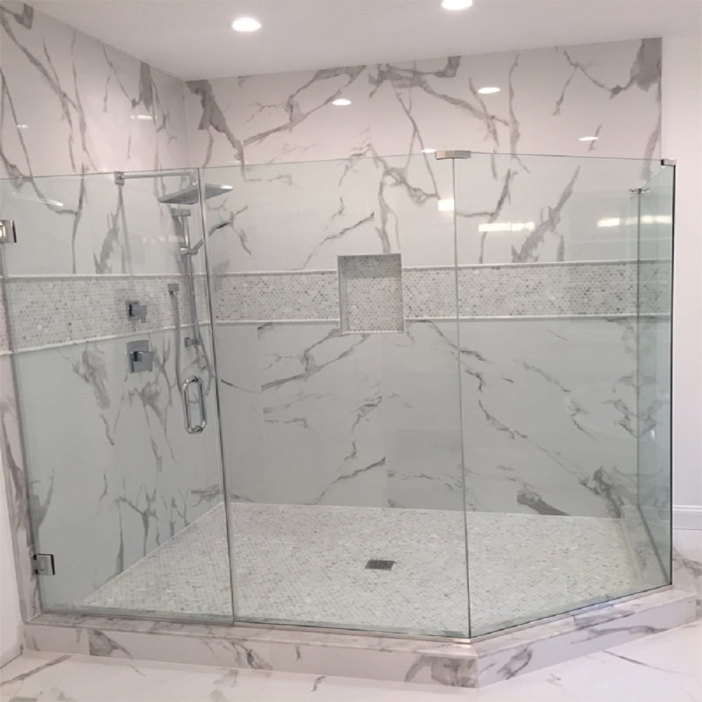 Apollo Tile White 11-in x 12-in Polished Natural Stone Marble Penny Round Marble Look Floor and Wall Tile (4.83-sq. ft/ Carton)