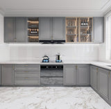 Giorbello Classic Premium White 3-in x 9-in Glossy Glass Subway Wall Tile (5-sq. ft/ Carton)