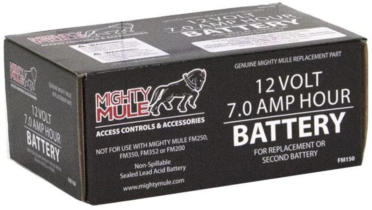 Mighty Mule Replacement Battery, 12 Volt