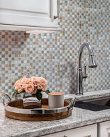 Apollo Tile (Sample) Wall Tile Gold 4-in x 4-in Polished Marble Wall Tile
