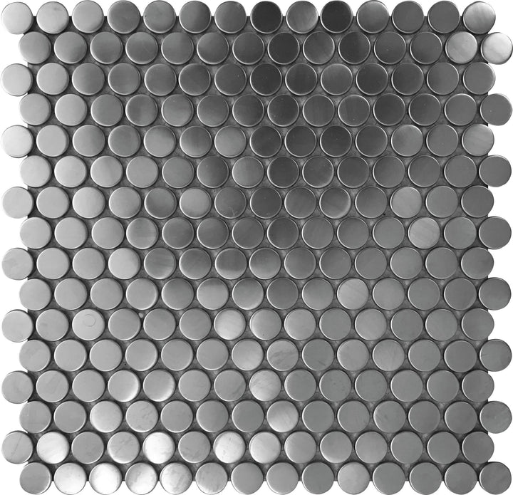 Apollo Tile Metal 11-in x 11-in Polished Metal Hexagon Floor and Wall Tile (4.75-sq. ft/ Carton)