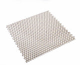 Apollo Tile White 12-in x 13-in Polished Recycled Glass Honeycomb Patterned Wall Tile (11.1-sq. ft/ Carton)