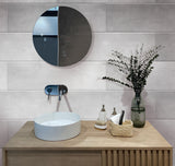 Apollo Tile Gray 12-in x 40-in Matte Ceramic Marble Look Floor and Wall Tile (19.11-sq. ft/ Carton)