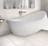 Apollo Tile White 13-in x 25-in Matte Porcelain Marble Look Tile (10.763-sq. ft/ Carton)