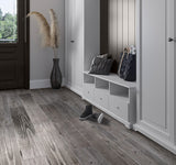 Apollo Tile Ash Gray 8-in x 48-in Matte Porcelain Wood Look Tile (10.358-sq. ft/ Carton)