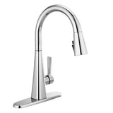 Lenta Single-Handle Pull-Down Sprayer Kitchen Faucet with ShieldSpray Technology SpotShield Stainless - Super Arbor