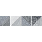 Apollo Tile Lockwood Grey,White 6-in x 6-in Matte Porcelain Diamond Wall Tile (5.87-sq. ft/ Carton)