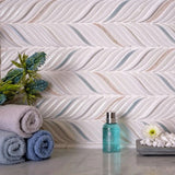 Apollo Tile Deluxe White 10-in x 12-in Glossy Ceramic Mixed Pattern Patterned Wall Tile (4.18-sq. ft/ Carton)