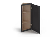 Valleywood Cabinetry 12-in W x 42-in H x 12-in D Ideal Gray Birch Diagonal Corner Wall Ready To Assemble Plywood Cabinet (Flat Panel Shaker Style)