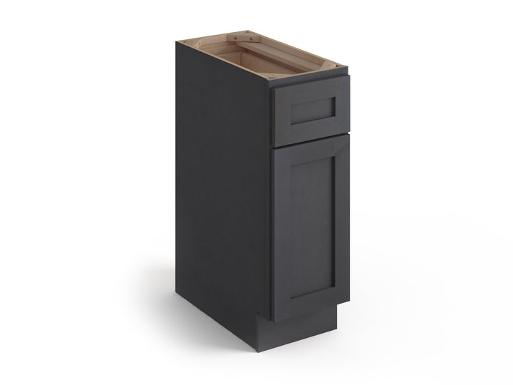 Valleywood Cabinetry 21-in W x 34.5-in H x 24-in D Ideal Gray Birch 1-Drawer Base Ready To Assemble Plywood Cabinet (Flat Panel Shaker Style)