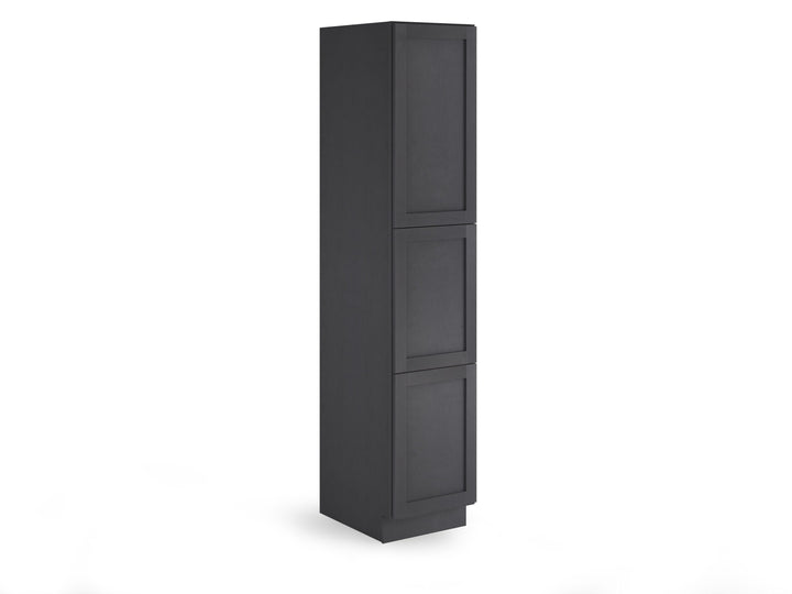 Valleywood Cabinetry 18-in W x 90-in H x 24-in D Ideal Gray Birch Pantry Ready To Assemble Plywood Cabinet (Flat Panel Shaker Door Style)
