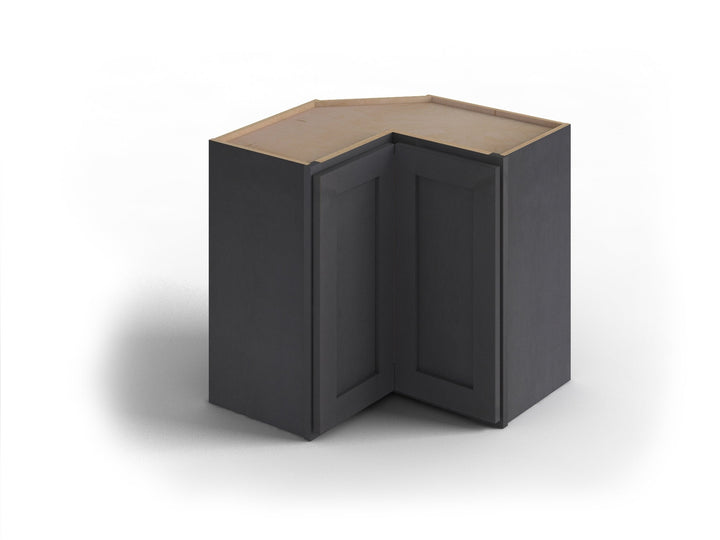 Valleywood Cabinetry 24-in W x 36-in H x 24-in D Ideal Gray Birch L-shaped Corner Wall Ready To Assemble Plywood Cabinet (Flat Panel Shaker Style)