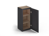 Valleywood Cabinetry 21-in W x 36-in H x 12-in D Ideal Gray Birch Wall Ready To Assemble Plywood Cabinet (Flat Panel Shaker Door Style)