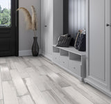 Apollo Tile Gray 8-in x 48-in Matte Porcelain Marble Look Floor and Wall Tile (11.63-sq. ft/ Carton)
