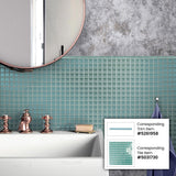 Apollo Tile 10-Pack Sapphire Blue 1/2-in x 12-in Glass Pencil Tile (0.5-sq. ft/ Carton)