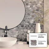 Apollo Tile 10-Pack Gray 1/2-in x 12-in Marble Pencil Tile (0.5-sq. ft/ Carton)