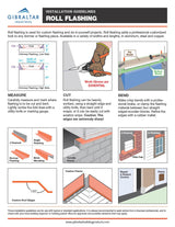 Gibraltar Building Products 20-in x 25-ft Silver Aluminum Roll Flashing, 0.011-in Thick