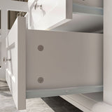 FUFU&GAGA Modern/Contemporary White Tv Cabinet (Accommodates TVs up to 80-in)