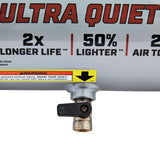 1 Gallon 135 PSI Ultra Quiet Hand Carry Jobsite Air Compressor