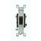 15 Amp 3-Way Toggle Switch, White - Super Arbor