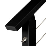 CityPost Stair Face Mount Steel Deck Cable Rail Kit