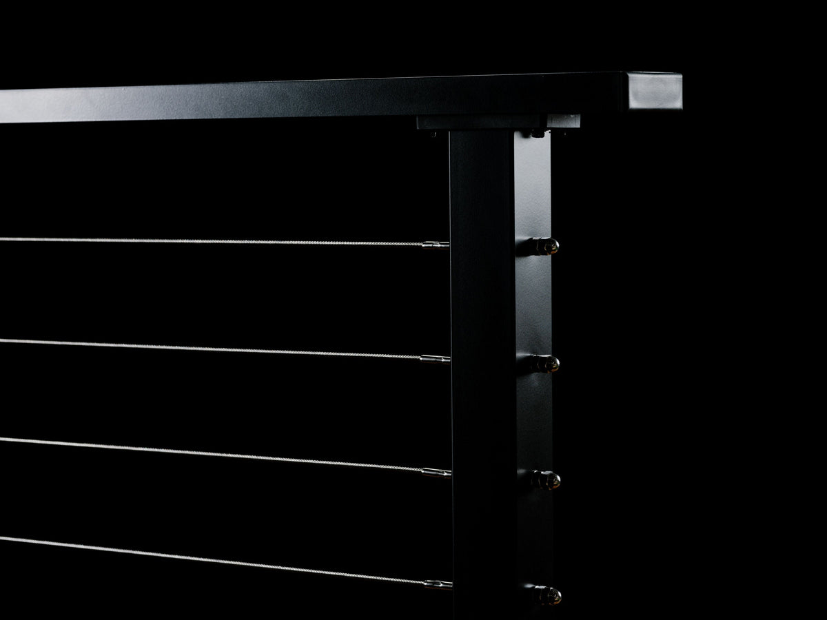 CityPost Face Mount x 36-in Bronze Steel Deck Cable Rail Kit