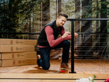 CityPost Stair Deck Mount 8-ft x 42-in Bronze Steel Deck Cable Rail Kit