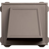 6 in. Hooded Siding Vent #008-Clay - Super Arbor