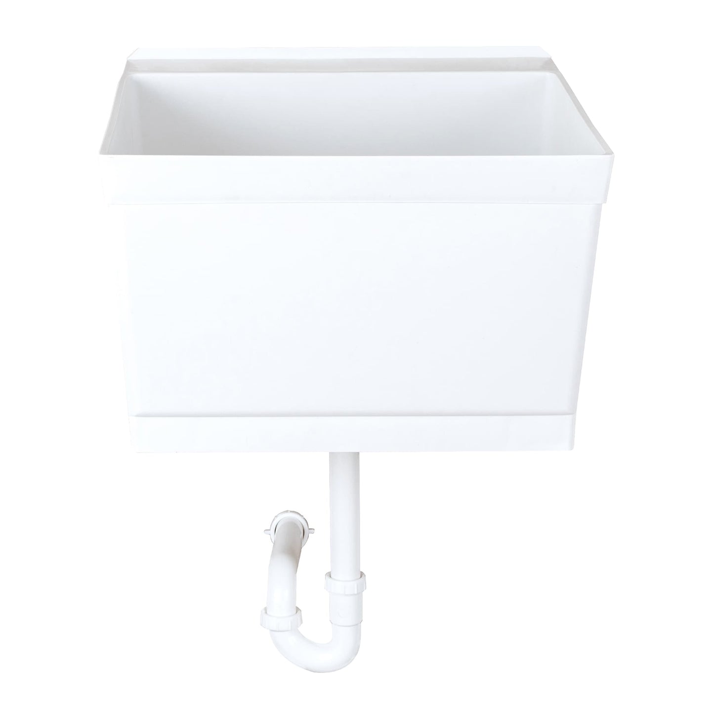 Cambridge Resources White Wall Mount Utility Tub - 23.5 x 22.875 Inch