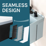 Cambridge Resources Gray Wall Mount Utility Tub with Faucet & Drain