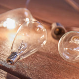 Portfolio White Incandescent Edison String Light Bulbs, 7W, 2-Pack