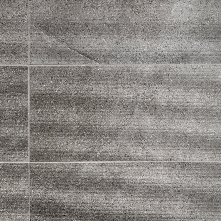 Artmore Tile New Terrain Fossil 12-in x 24-in Matte Porcelain Cement look Floor and Wall Tile product image