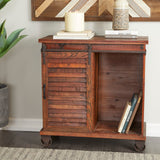 Grayson Lane Brown Pine 2-Drawer Accent Chest