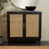 Grayson Lane Black Accent Cabinet Accent Chest
