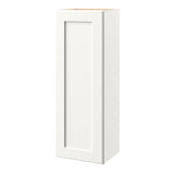 allen + roth Aveley 15-in W x 42.125-in H x 12-in D Linen Wall Fully Assembled Cabinet (Flat Panel Shaker Door Style)