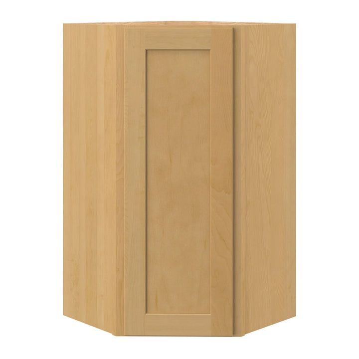 allen + roth Innsbrook 24-in W x 39.125-in H x 12-in D Rye Diagonal Wall Fully Assembled Cabinet (Flat Panel Shaker Door Style)