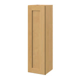 allen + roth Innsbrook 12-in W x 42.125-in H x 12-in D Rye Wall Fully Assembled Cabinet (Flat Panel Shaker Door Style)