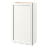 allen + roth McKeller 24-in W x 39.125-in H x 12-in D Linen Wall Fully Assembled Cabinet (Flat Panel Square Door Style)