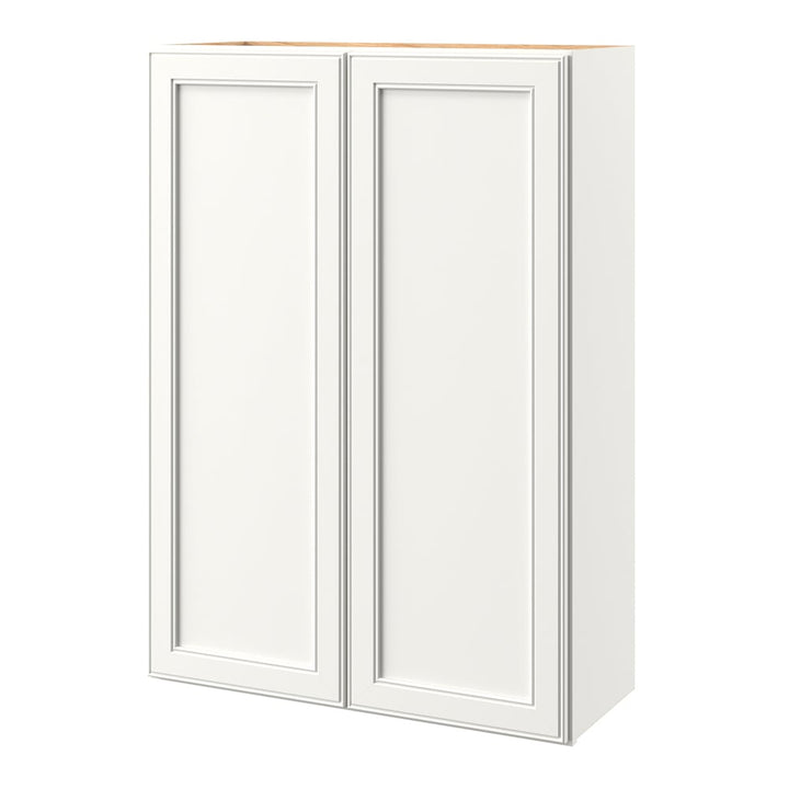allen + roth McKeller 30-in W x 39-in H x 12-in D Linen Wall Fully Assembled Cabinet (Flat Panel Shaker Door Style)