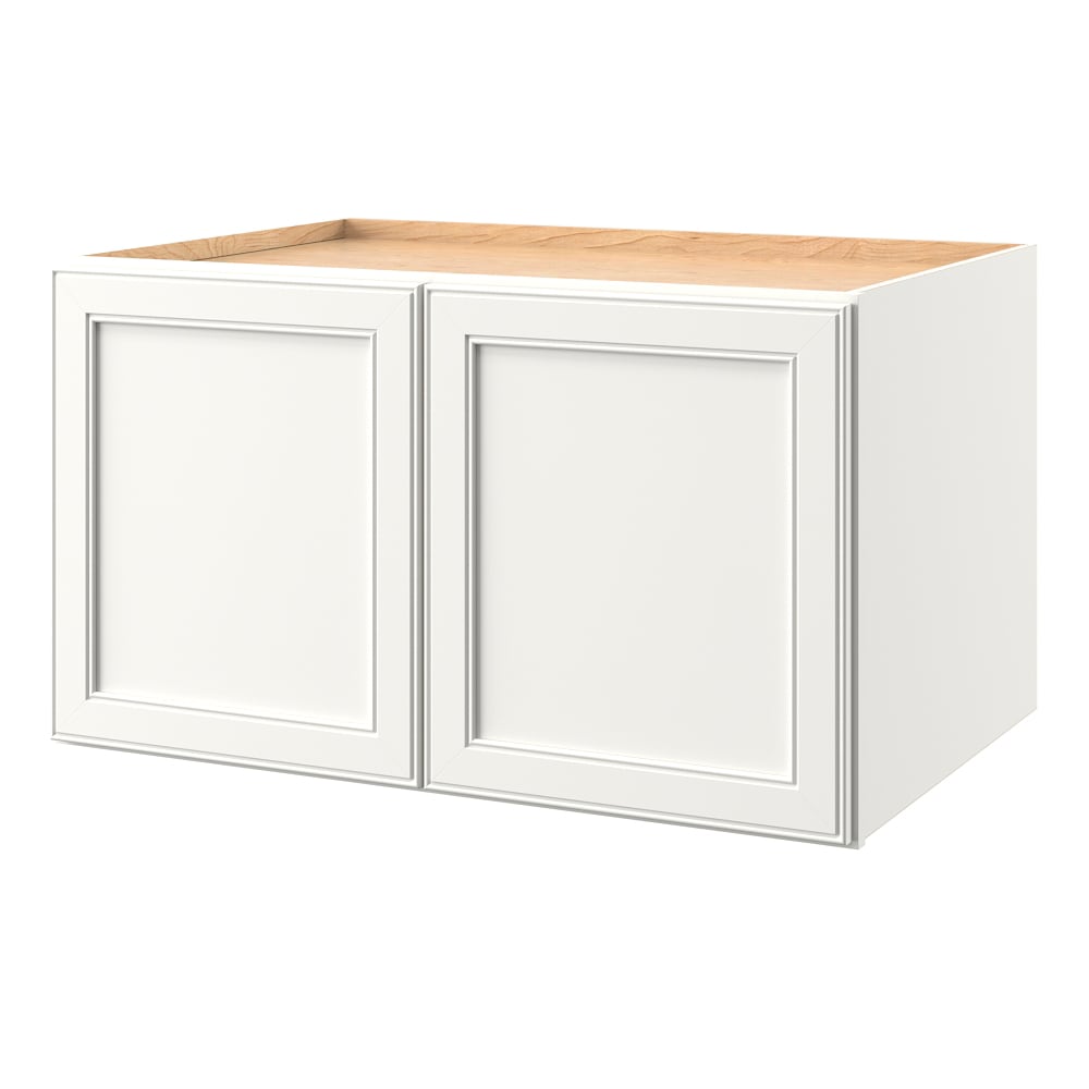 allen + roth McKeller 36-in W x 20.625-in H x 24-in D Linen Wall Fully Assembled Cabinet (Flat Panel Mitered Door Style)