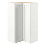 allen + roth McKeller 24-in W x 42.125-in H x 12-in D Linen Diagonal Corner Wall Fully Assembled Cabinet (Flat Panel Shaker Style)