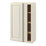 allen + roth Pattingham 27-in W x 42.125-in H x 12-in D Harbor Blind Corner Wall Fully Assembled Cabinet (Raised Panel Square Style)